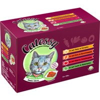 Mixpack Catessy kousky v želé s míchanou zeleninou - 48 x 100 g se 4 mi druhy